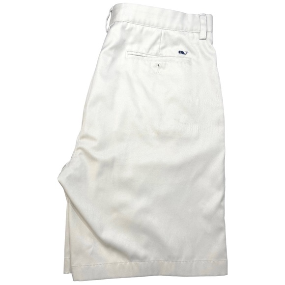 Vineyard Vines Performance size 35 tan lightweight preppy casual links shorts - Picture 2 of 7